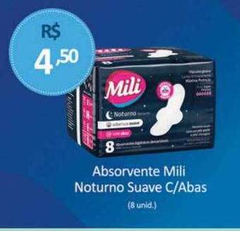 Tchê Farmácias Absorvente mili noturno suave c-abas oferta