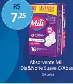 Tchê Farmácias Absorvente mili dia&noite suave c-abas oferta