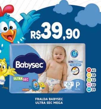 Tchê Farmácias Fralda babysec ultra sec mega oferta