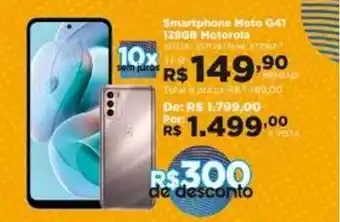 Lojas Solar Smartphone moto g41 128gb motorola oferta