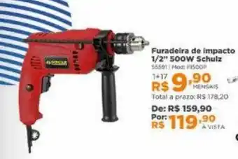 Lojas Solar Furadeira de impacto 1 2 oferta