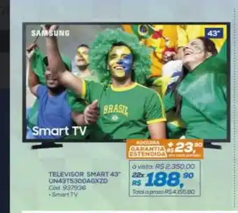 Lojas Colombo Televisor smart 43 oferta