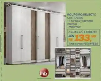Lojas Colombo Roupeiro selecto oferta