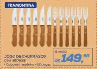 Jogo de churrasco tramontina