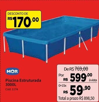 Deltasul Mor Piscina Estruturada 3000L oferta