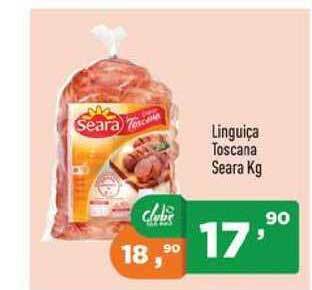 Supermercados Pague Menos Linguiça Toscana Seara 1kg oferta