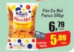 Higa's Supermercado Pao de Mel panco 500g oferta