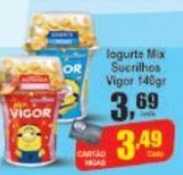 Higa's Supermercado Iogurte Mix Sucrilhos Vigor 140g oferta