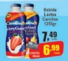 Higa's Supermercado Bebida lactea Carolina 1250g oferta