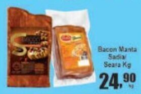 Higa's Supermercado Bacon Manta Sadia/ Seara 1kg oferta