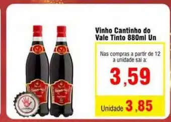 Spani Atacadista Vinho cantinho de vale tinto oferta