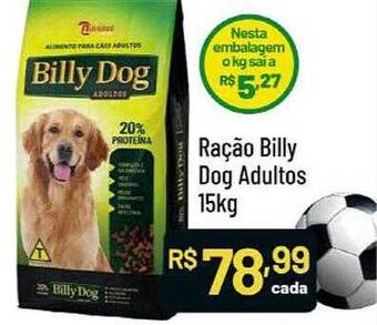 Ração billy dog adultos