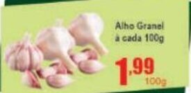 Higa's Supermercado Alho Granel a cada 100g oferta