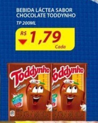 Assaí Atacadista Bebida Lactea Sabor chocolate Toddynho 200ml oferta