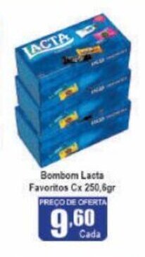 Higa's Supermercado Bombom Lacta Favoritos cx 250.6g oferta