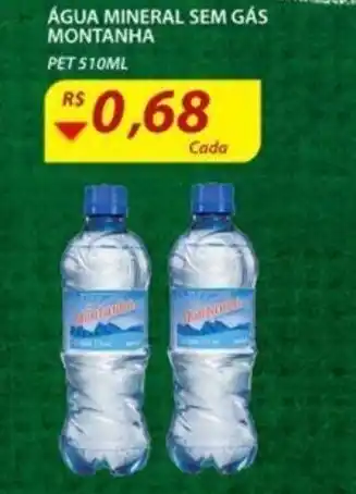 Assaí Atacadista Agua Mineral Sem Gas Montanha 510ml oferta