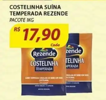Assaí Atacadista Costelinha Suina Temperada Rezende 1kg oferta