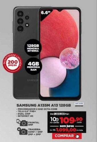 Móveis Simonetti Samsung a135m a13 128gb oferta