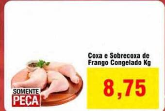 Spani Atacadista Coxa e sobrecoxa de frango congelado kg oferta