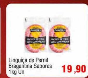 Spani Atacadista Linguiça de pernil bragantina sabores oferta