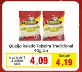 Spani Atacadista Queijo ralado teixeira tradicional oferta