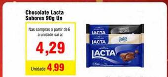 Spani Atacadista Chocolate lacta sabores oferta