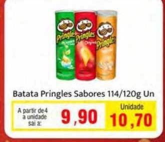 Spani Atacadista Batata pringles sabores oferta