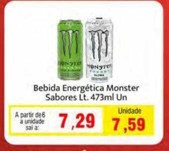 Spani Atacadista Bebida energética monster sabores oferta