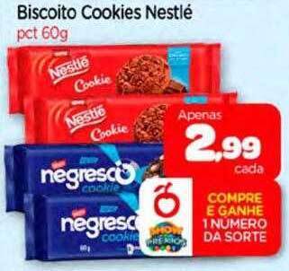 Nordestão Biscoito cookies nestlé oferta