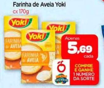 Nordestão Farinha de aveia yoki oferta