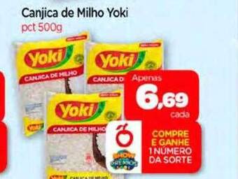 Nordestão Canjica de milho yoki oferta