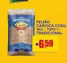 Supermercados Rena Feijão carioca codil tipo 1 tradicional oferta