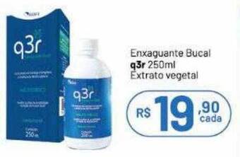 Enxaguante bucal q3r extrato vegetal