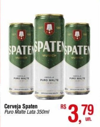 Fort Atacadista Cerveja Spaten 350ml oferta