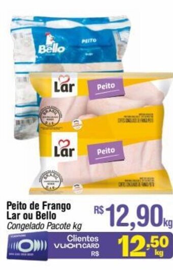 Fort Atacadista Peito de frango Lar ou Bello 1kg oferta