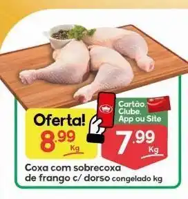 Supermercados Princesa Coxa e sobrecoxa de frango kg oferta