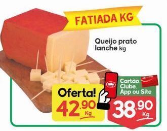 Supermercados Princesa Queijo prato lanche kg oferta