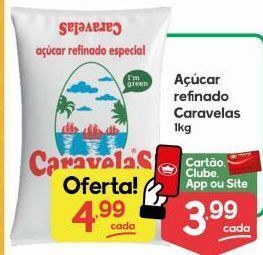 Supermercados Princesa Açúcar caravelas 1kg oferta