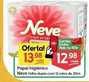 Supermercados Princesa Papel higiênico neve 20m 12 rolos oferta