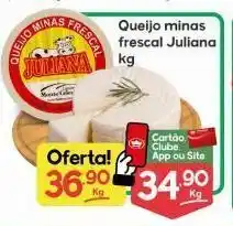 Supermercados Princesa Queijo minas frescal juliana kg oferta