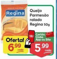 Supermercados Princesa Queijo parmesão ralado regina 50g oferta