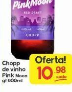 Supermercados Princesa Chopp de vinho pink moon 600ml oferta