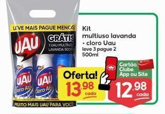 Supermercados Princesa Kit multiuso lavanda + cloro uau 500ml oferta