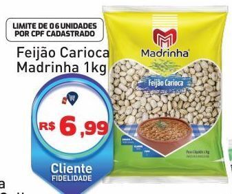 Tonin Superatacado Feijão carioca madrinha 1kg oferta