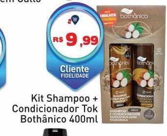 Tonin Superatacado Kit shampoo + condicionador tok bothânico 400ml oferta