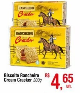 Fort Atacadista Biscoito Rancheiro Cream Cracker 300g oferta