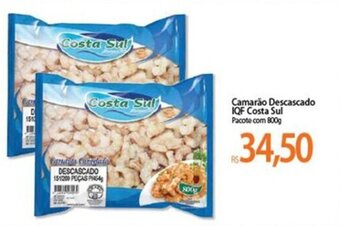 Atacadão Camarao Descascado IQF Costa Sul 800g oferta