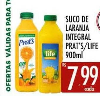 Supermercados Avenida Suco de laranja integral prat's life oferta