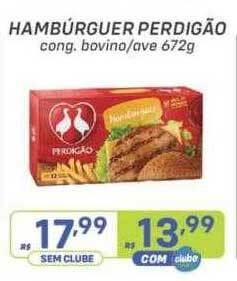 Prezunic Hambúrguer perdigão oferta