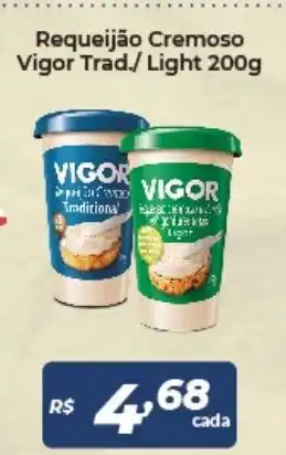 Atakarejo Requeijao Cremoso Vigor Trad./ Light 200g oferta